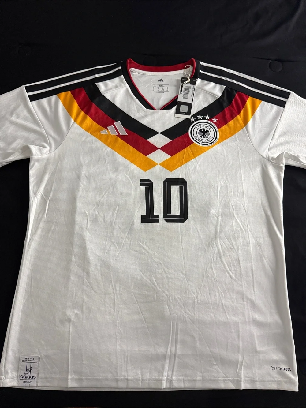 Germany 🇩🇪 #10 Jamal Musiala 2026 FIFA World Cup Edition Home Adidas Jersey